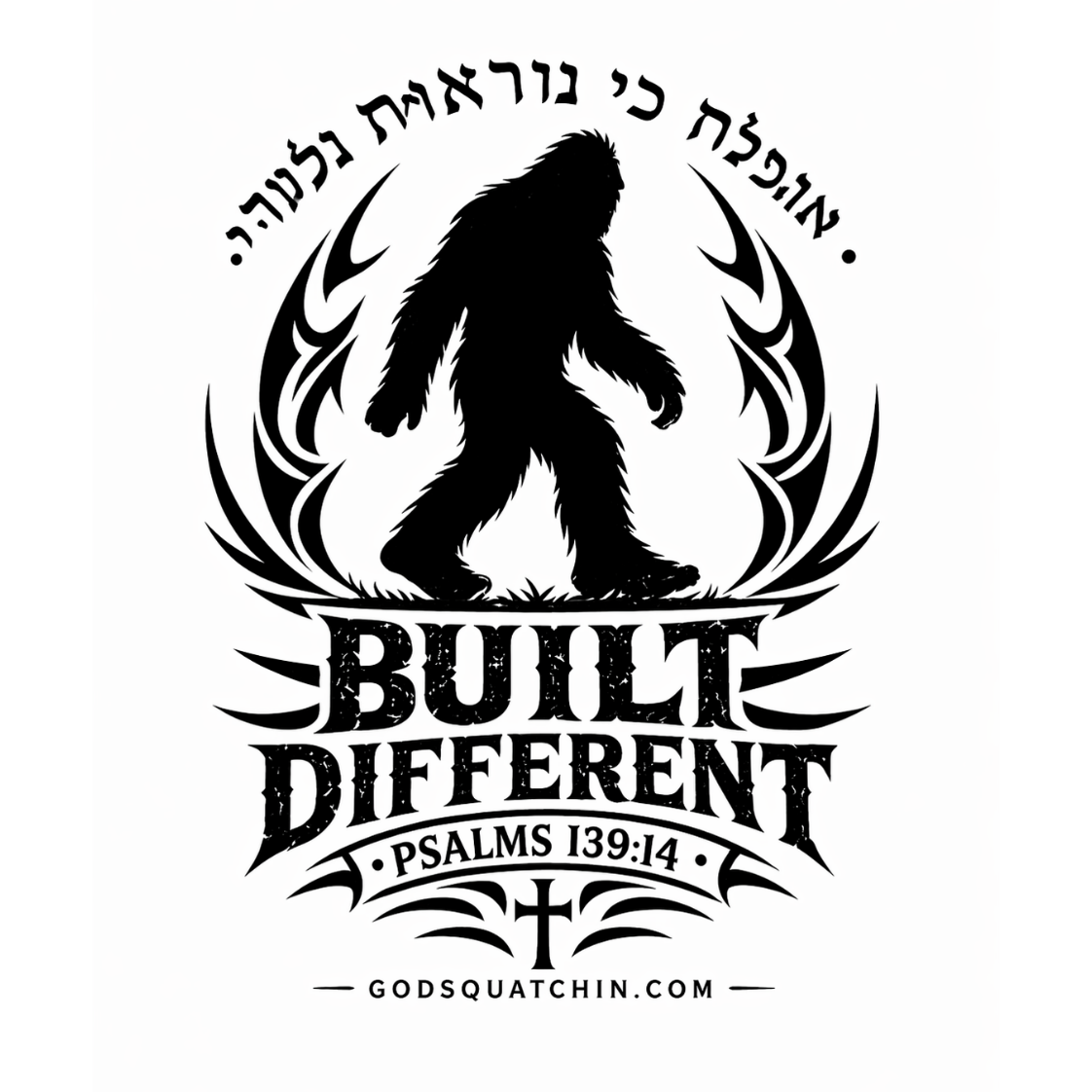 Built Different Light Christian T-Shirt | Psalms 139:14 Tee