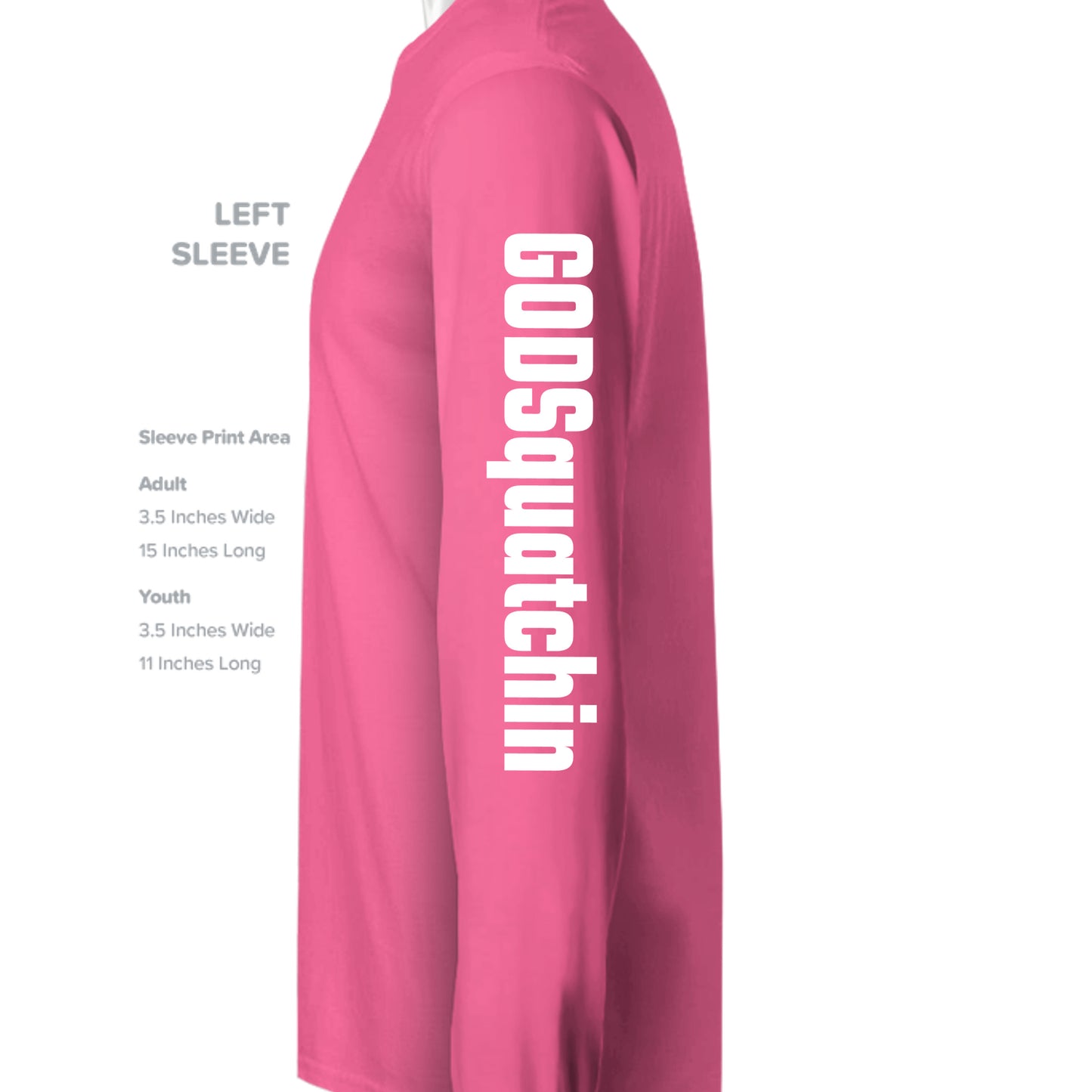 Neon Pink - ST350LS - SLEEVE_LEFT