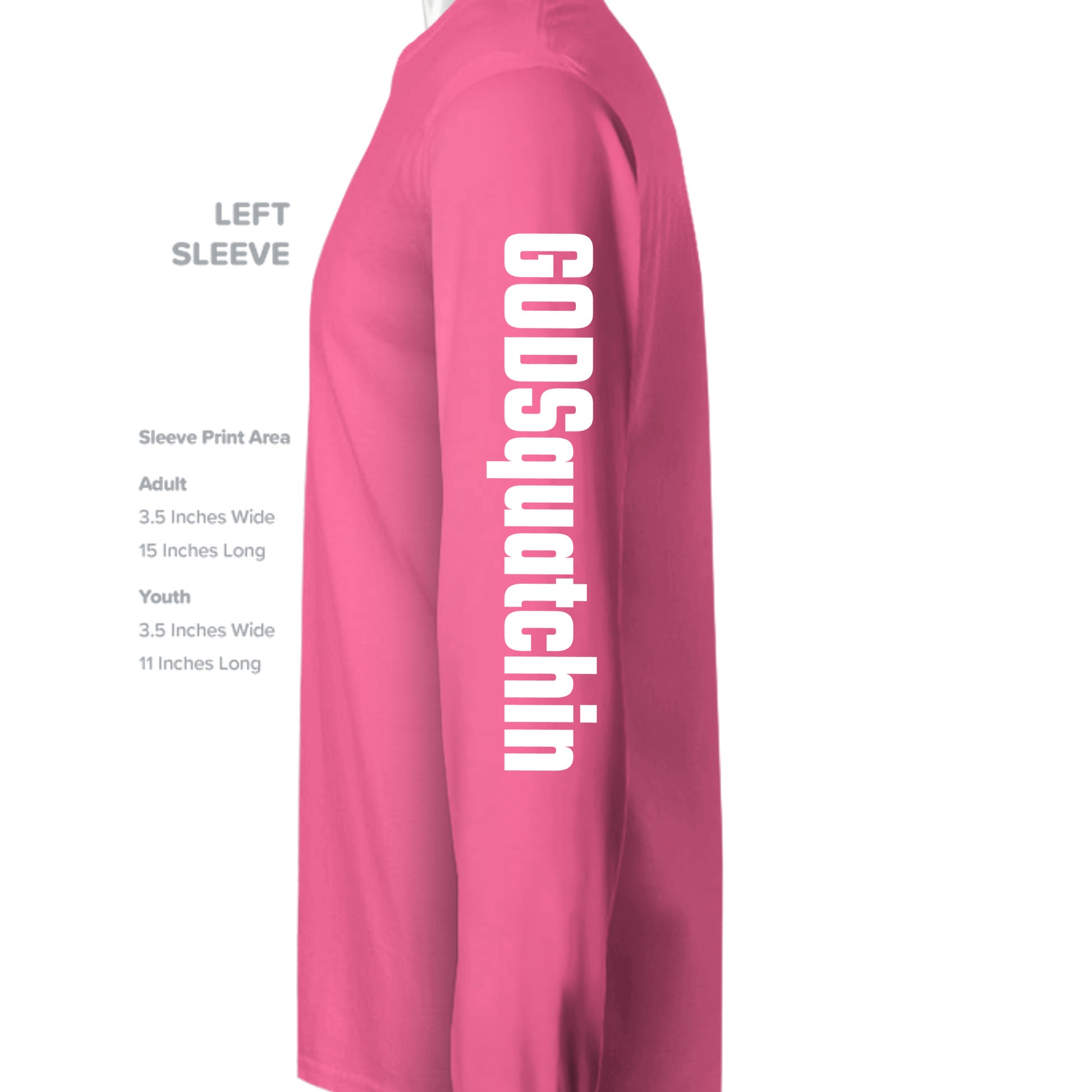 Neon Pink - ST350LS - SLEEVE_LEFT