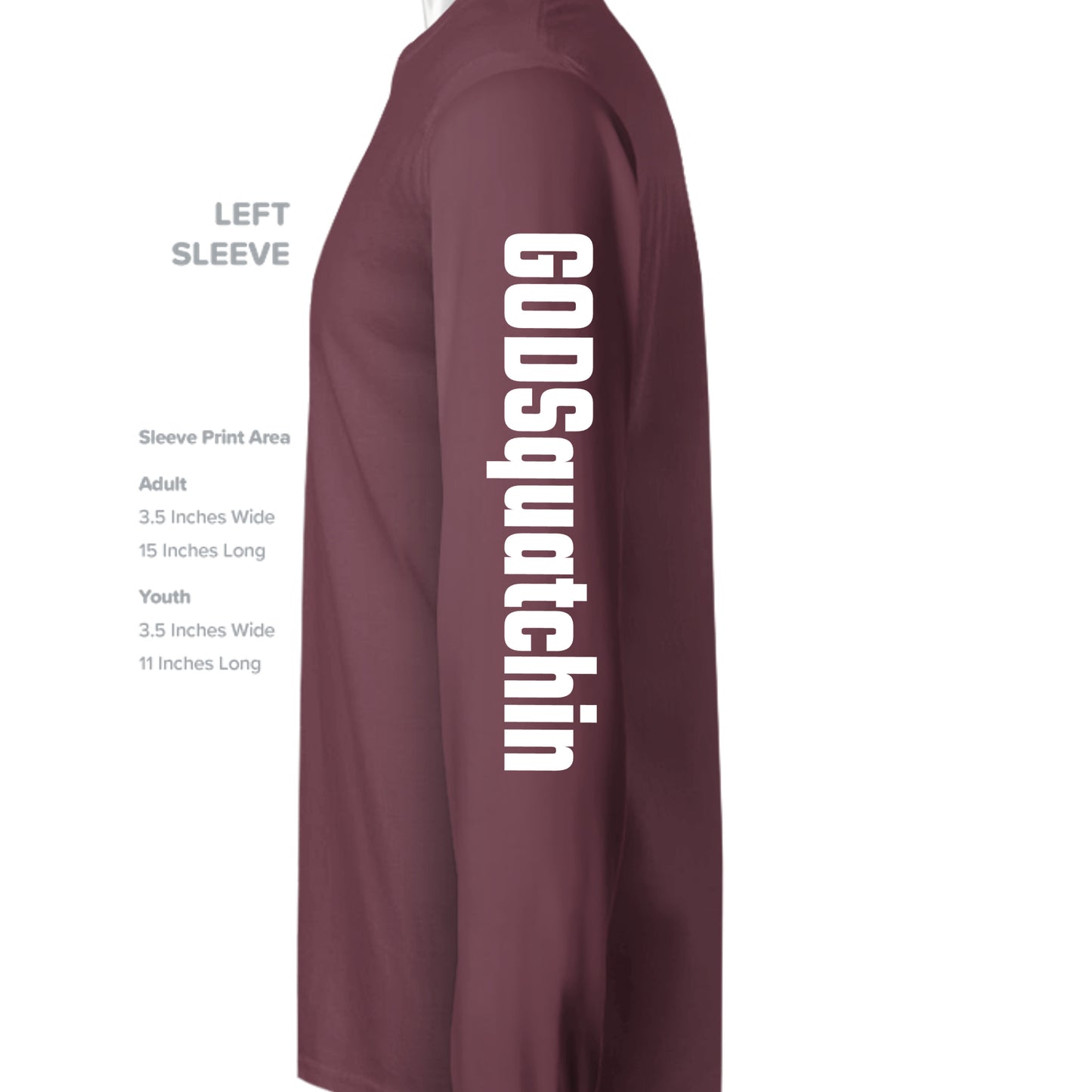 Maroon - ST350LS - SLEEVE_LEFT